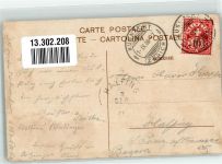 8703 Erlenbach ZH 1906 Lithographie Hotel zum goldenen Kreuz