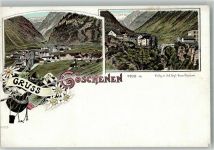 6487 Göschenen Lithographie