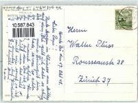 Monte Bré - Kulm Terrasse Mädchen mit Tragekorb