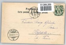 3076 Worb - Kirche, Ortsansicht