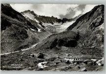Göscheneralp Foto AK Göscheneralp Hotel Dammagletscher