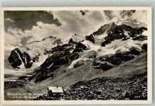 Bovalhütte 1928 Foto AK Hüttenstempel