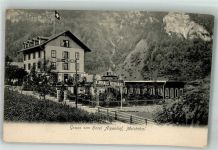 6067 Melchtal Gebrauchsspuren Hotel Alpenhof