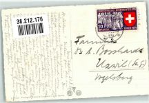 6060 Sarnen 1939 Foto AK Kirche