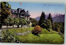3860 Brünig 1929 Foto AK Hotel Kurhaus