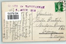 1865 Les Diablerets Ormont-Dessus 1912 - Taveyannaz et les Diablerets, Stempelspur