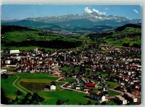9200 Gossau SG - Flugaufnahme mit Säntiskette