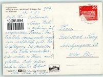 3999 Oberwald 1973 - Flugaufnahme Kneipp Kurhaus St. Gallen Ost mit Bodensee