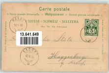 9500 Wil SG 1900 Lithographie Protestkirche Kirche St. Peter