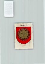 3960 Sierre - Vignette Wappen Kaffee Hag ca 1920-1940 Sonne