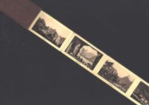 Gebrauchsspuren Lac du IV Cantons Lithographie Leporello 16 Ansichten 180 cm x 7 cm