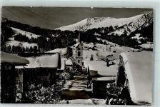 3775 Lenk im Simmental 1947 - Dorfstrasse mit Wistätthorn