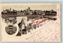 1470 Estavayer-le-Lac Gebrauchsspuren Lithographie