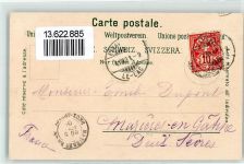 1470 Estavayer-le-Lac Gebrauchsspuren Lithographie