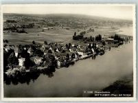 8274 Gottlieben 1961 Foto AK Foto Gross F 2298 Fliegeraufnahme