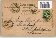 5620 Bremgarten AG BOAKC Gasthaus Reussbrücke Gasthaus z, Kreuz Postamt Lithographie