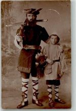 1905 Gebrauchsspuren Wilhelm Tell mit Sohn