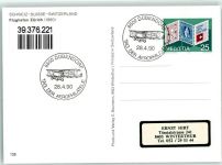 8000 Zürich 1990 - Flughafen Swissair Maschinen Tag der Aerophilatelie