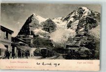 Wengernalp 1911 - Eiger Mönch Bahnhof Eisenbahn