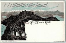 6410 Rigi Kulm Lithographie