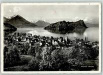 6354 Vitznau - Kurort Vitznau am Vierwaldstättersee mit Bürgenstock Buochser- und Stanserhorn