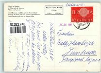 6010 Pilatus Kulm - Hotel-Terrasse mit Blick auf die Berner Alpen