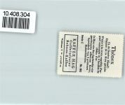 1226 Thônex - Vignette Wappen Kaffee Hag ca 1920-1940 Eichenblatt