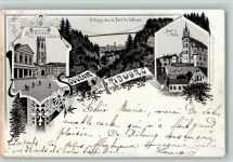 1700 Fribourg Freiburg 1897 - Gruss aus - Verlag Metz