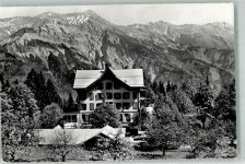 3855 Brienz BE 1965 Foto AK Pension Ferienheim der Stadt Bern Schweibenalp