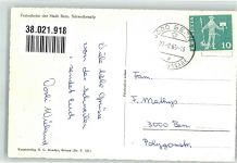 3855 Brienz BE 1965 Foto AK Pension Ferienheim der Stadt Bern Schweibenalp