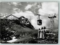 Ebenalp - Berggasthaus Ebenalp mit Luftseilbahn Wasserauen-Ebenalp Blick zum Altmann