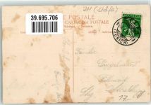 8712 Stäfa 1911 Gebrauchsspuren Leihkasse Postamt Patriotendenkmal