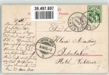 3655 Sigriswil 1905 - Familien Tracht Akkordeon Ort lt. Stempel