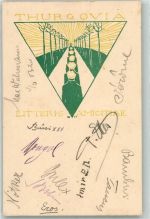 8500 Frauenfeld 1916 Lithographie Rhurgovia Litteris Amicitiae Ort lt. Stempel