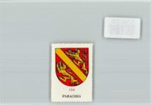 Paradies Rhein - Vignette Wappen Kaffee Hag ca 1920-1940