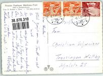 6068 Melchsee-Frutt 1961 Gebrauchsspuren Winter Skigebiet Malchsee-Frutt Obwalden