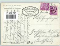 8143 Uetliberg 1937 - Gross Restaurant Uto Kulm Blick auf Zürichsee und Glarneralpen