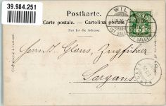 9500 Wil SG 1905 Privatfoto AK Kind Ort lt. Stempel
