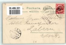 6900 Paradiso 1903 - Bahnpost Ambulant No 40