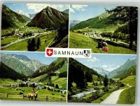 7563 Samnaun Dorf 1973 Foto AK