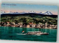 9400 Rorschach 1928 Foto AK Raddampfer