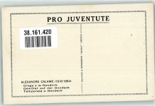 sign. Calame Alexandre Gewitter auf dem Handeck Pro Juventute Schweiz Künstlerkarte