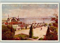 2000 Neuchâtel Neuenburg - 22 Fete Federale de Chanton Neuchatel 1912 Ausstellungshalle