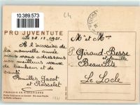 Künstlerkarte Francois de Ribaupierre Pro Juventute Schweiz 1931