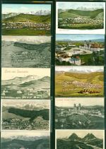 8840 Einsiedeln Lot mit 35 AK, 1898-1930; gute Erhaltung, größtenteils gelaufen