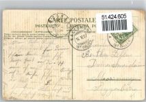 8722 Kaltbrunn 1907 Lithographie Tracht Liedtext