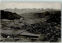 3123 Belp - Fliegeraufnahme mit Gürbethal und Stockhornkette