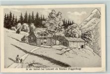 9650 Nesslau Gebrauchsspuren In der Schloh bei Lutenwil Künstlerkarte