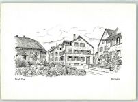 8222 Beringen KEINE AK Alte Post Künstlerkarte