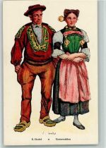 Trachten Unterwalden sign Hodel E. Schweizer Trachten- und Volkslieder-Vereinigung